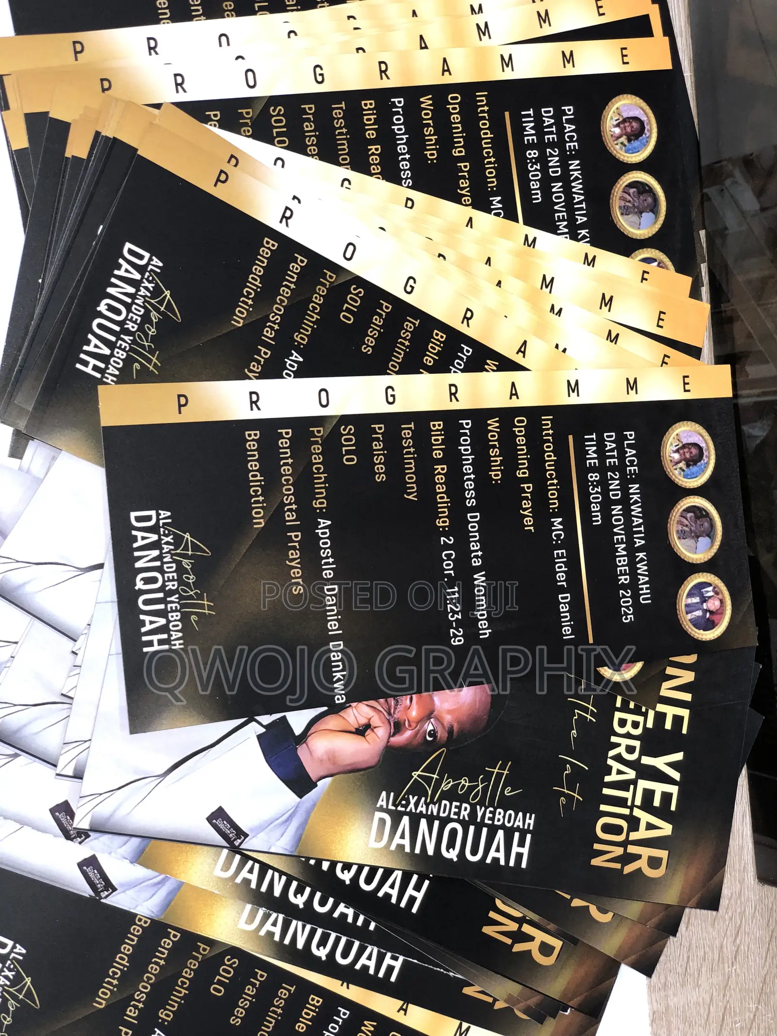 Program Outline Cards