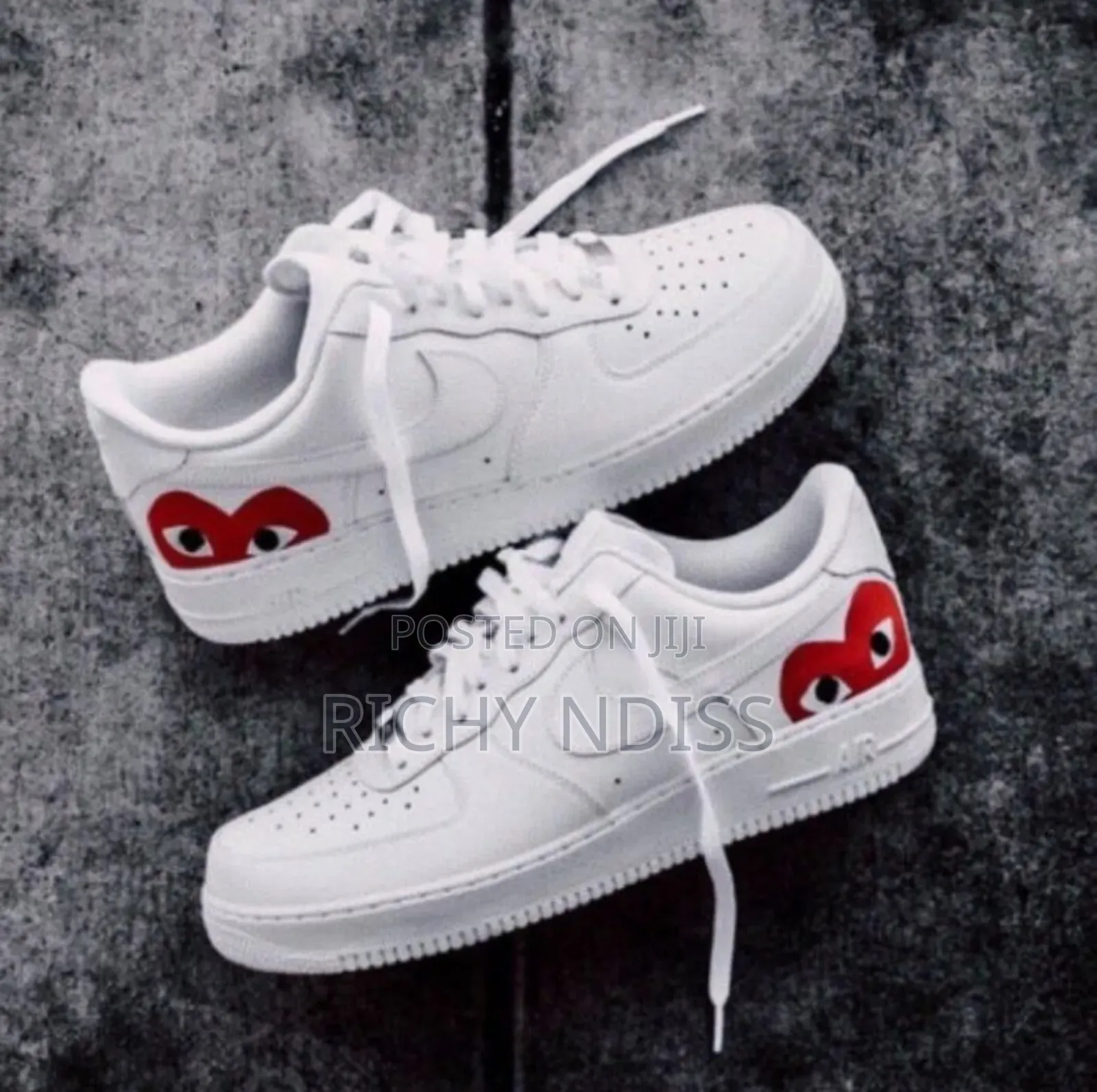 Customed Nike Airforce Af1's Swoosh
