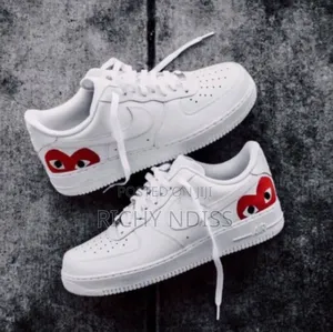 Customed Nike Airforce Af1's Swoosh