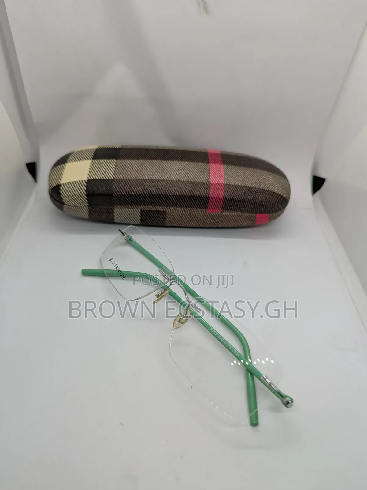 B-Titanium Rimless Glasses