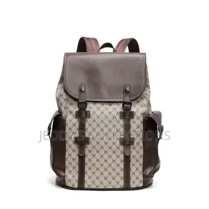 Casual Waterproof Laptop Backpack With Strong Leather and Handle