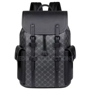 Casual Waterproof Laptop Backpack With Strong Leather and Handle