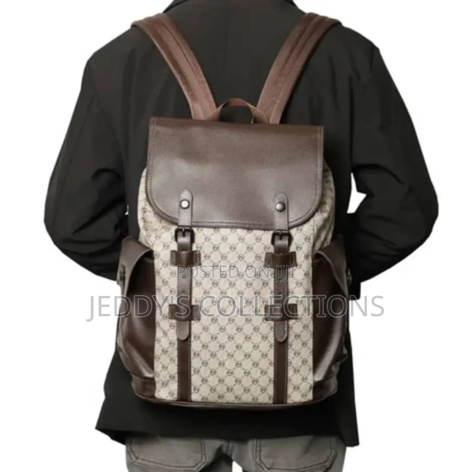 Casual Waterproof Laptop Backpack With Strong Leather and Handle