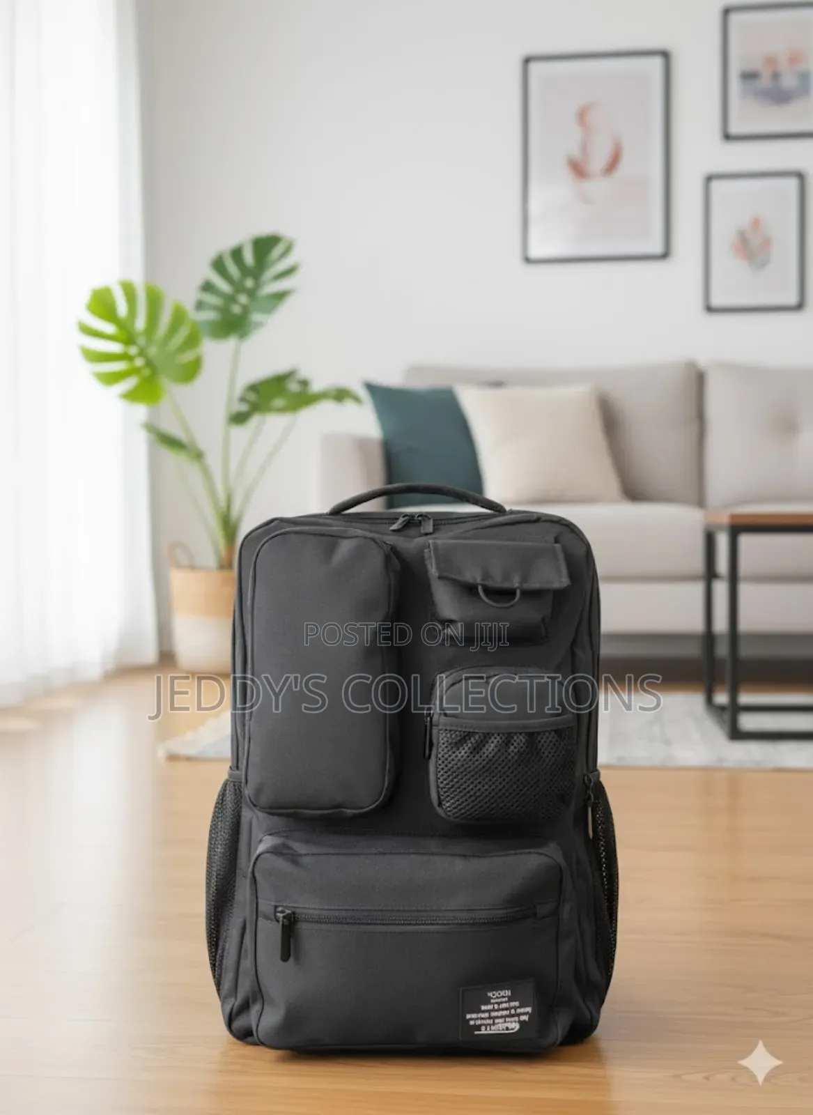 Casual Waterproof Laptop Backpack With Strong Leather and Handle