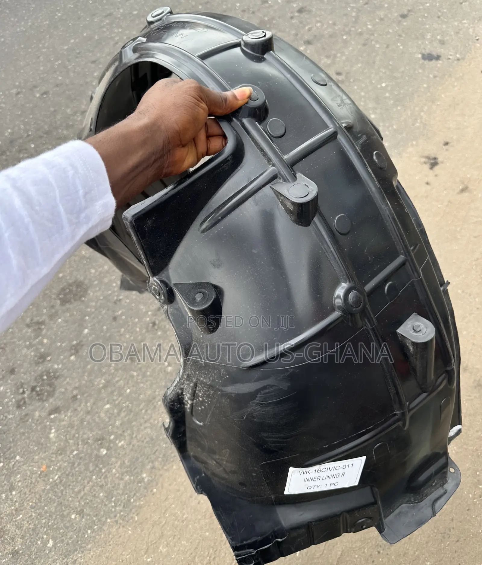 Honda Civic Inside Fender Tyre Liner Lining 2016 2017 2018 2019 2020