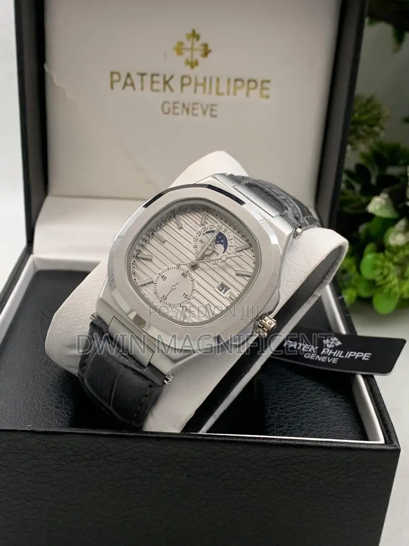 Patek Philippe Nautilus Leather Watch