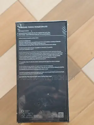 New Samsung Galaxy Note 20 Ultra 5G 256 GB Black