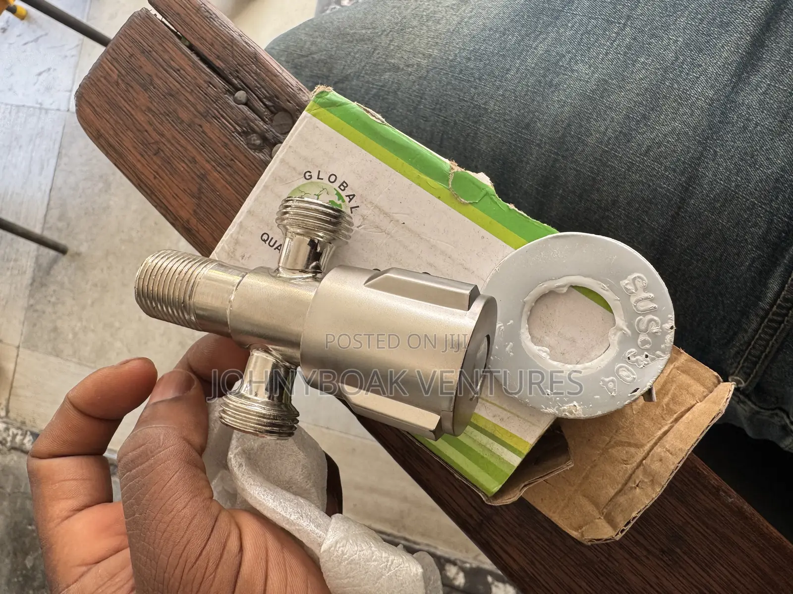 Double Faucet Angle Valve