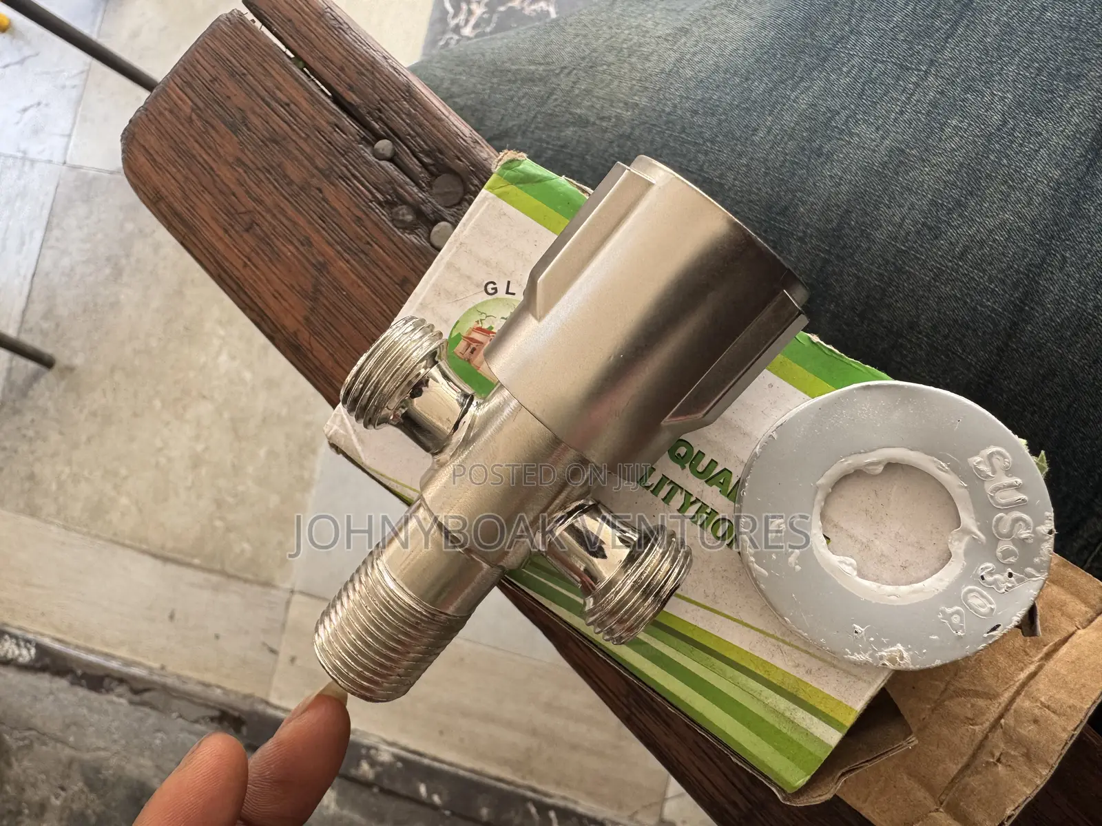 Double Faucet Angle Valve