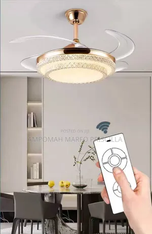 Chandelier Bluetooth Fan Light