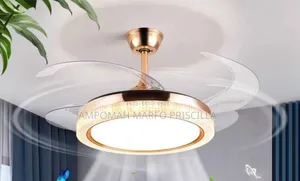 Chandelier Bluetooth Fan Light