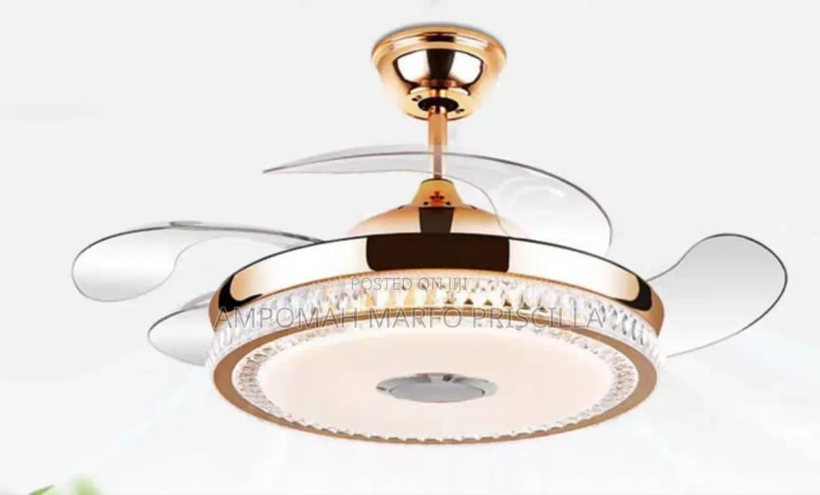 Chandelier Bluetooth Fan Light