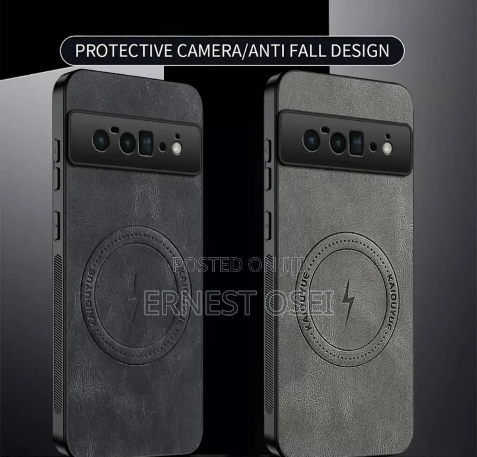 Leather Wireless Charging Case for Pixel 6