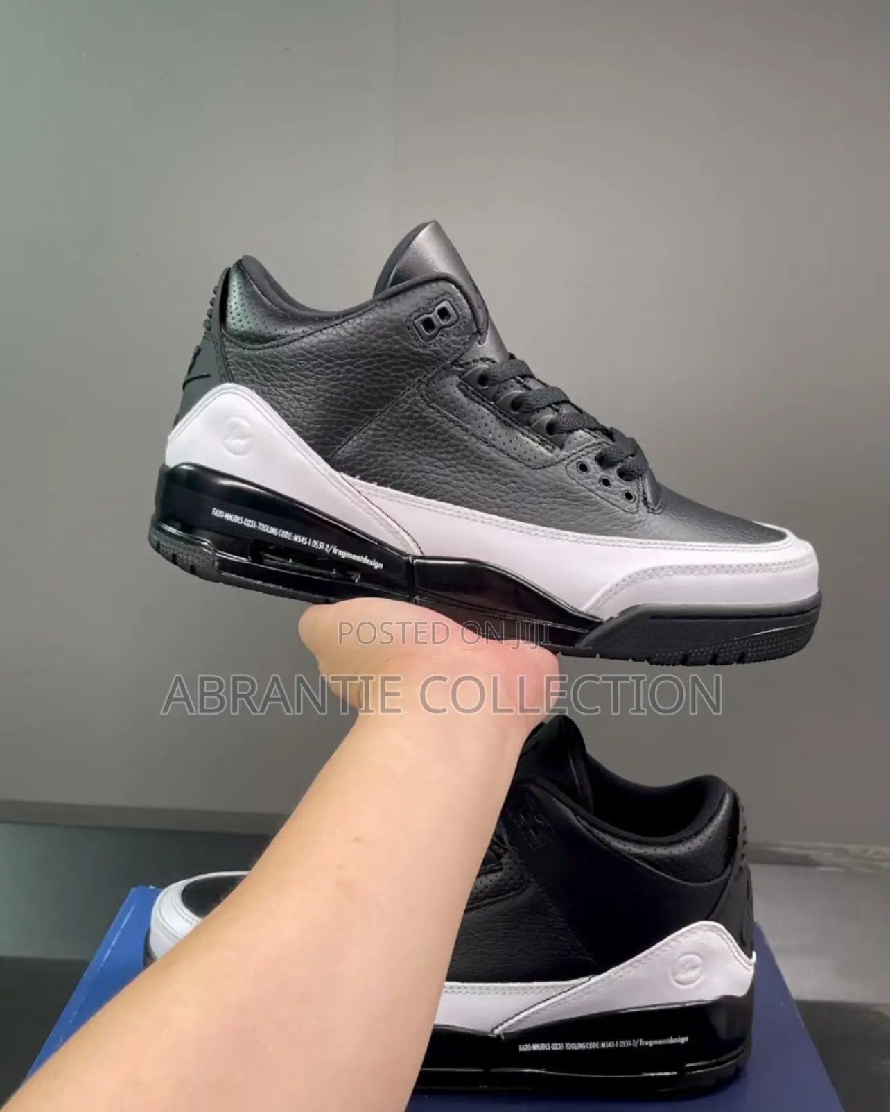 Air Jordan Retro 3 Fragment Black/White