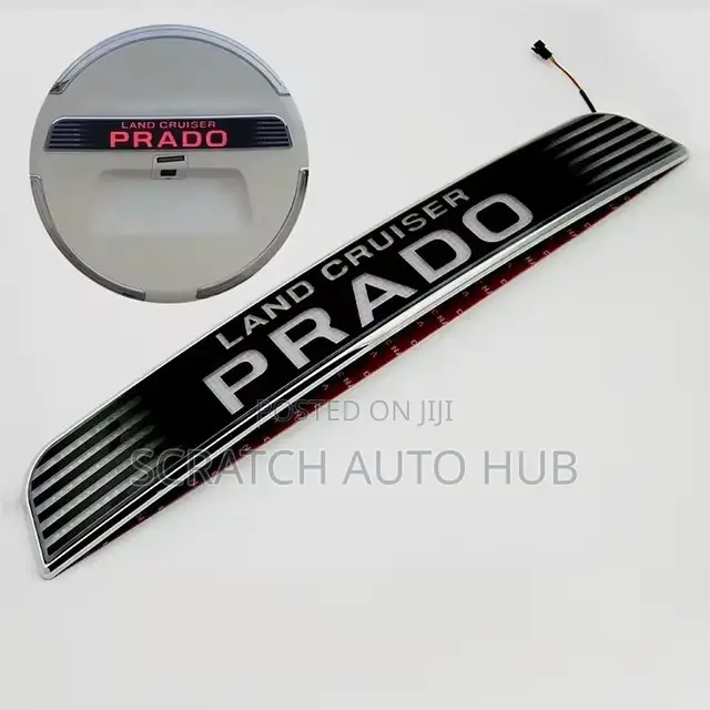 Prado Tyre Cover Sticker Light Available