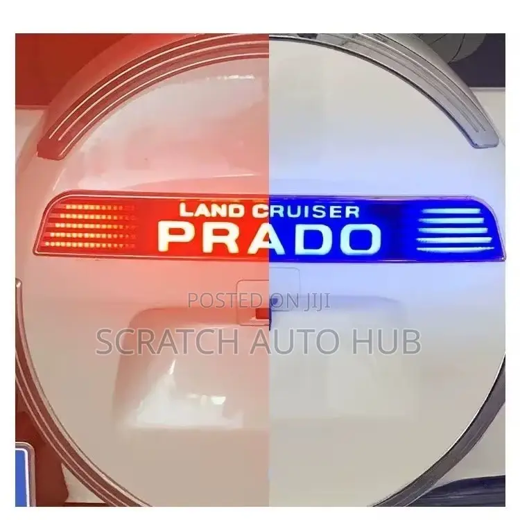 Prado Tyre Cover Sticker Light Available