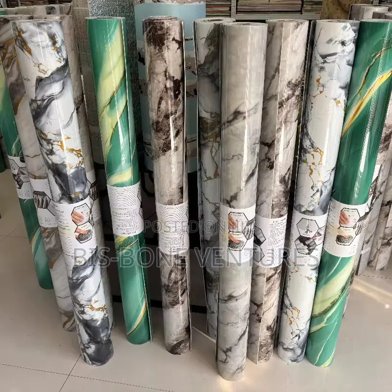 Wall Paper Marble Sticker Design(4ft X 9.5ft) Free Delivery for 10pcs