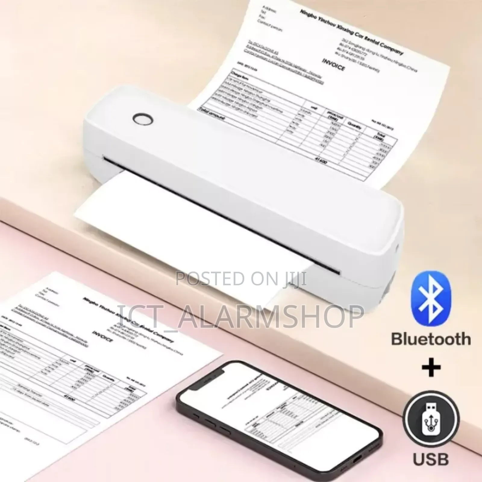 A4 Thermal Inkless Printer Mini Portable