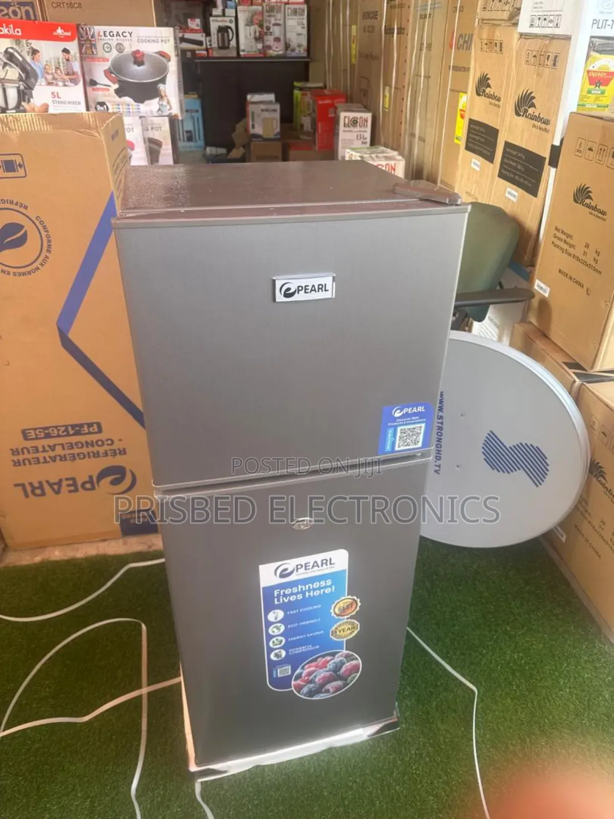 Pearl Double Door Fridge 85 Litres Top Freezer^^*