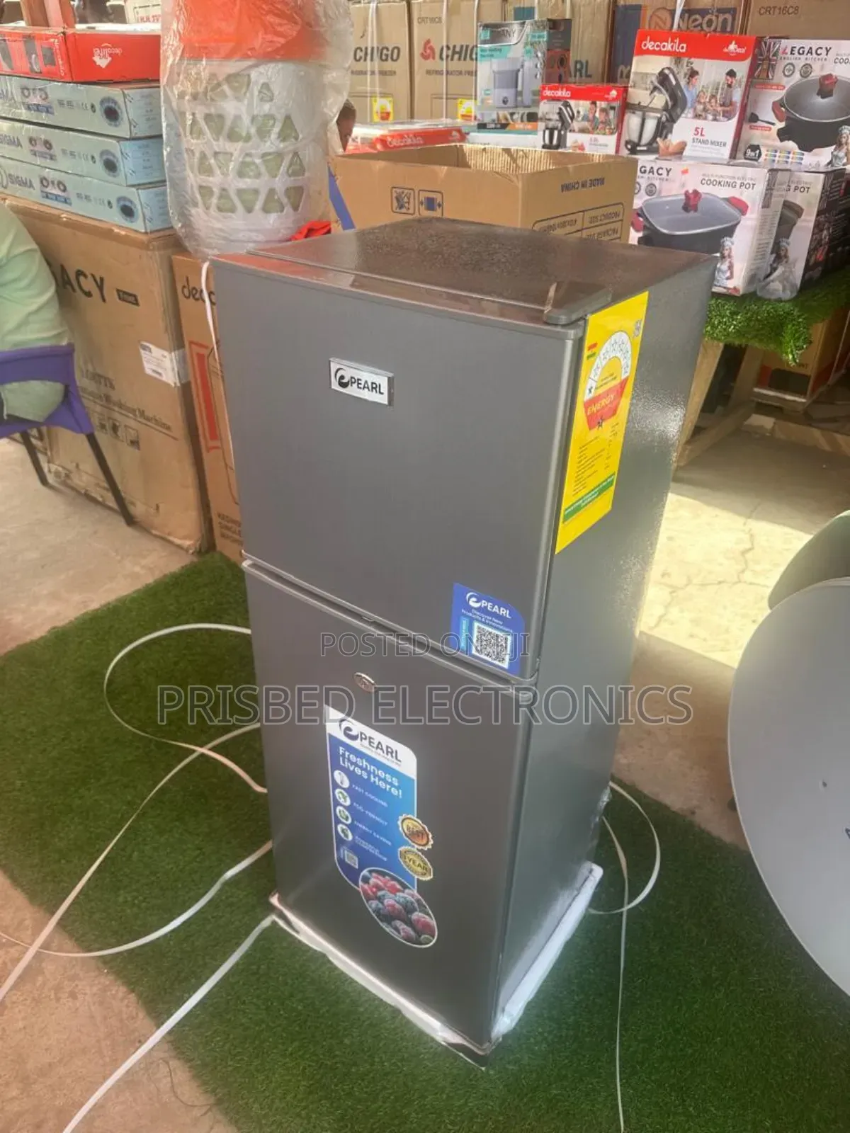 Pearl Double Door Fridge 85 Litres Top Freezer^^*
