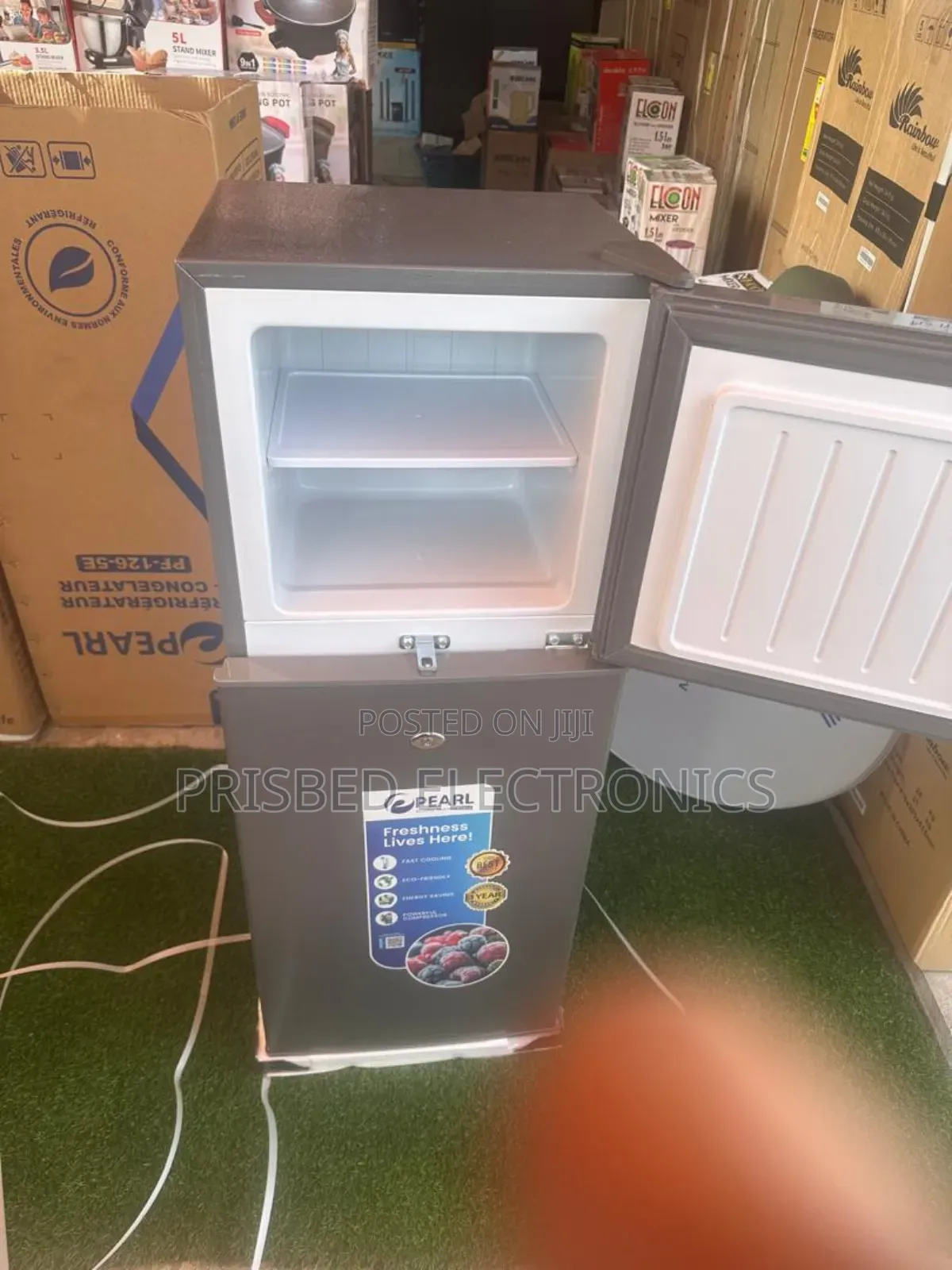 Pearl Double Door Fridge 85 Litres Top Freezer^^*