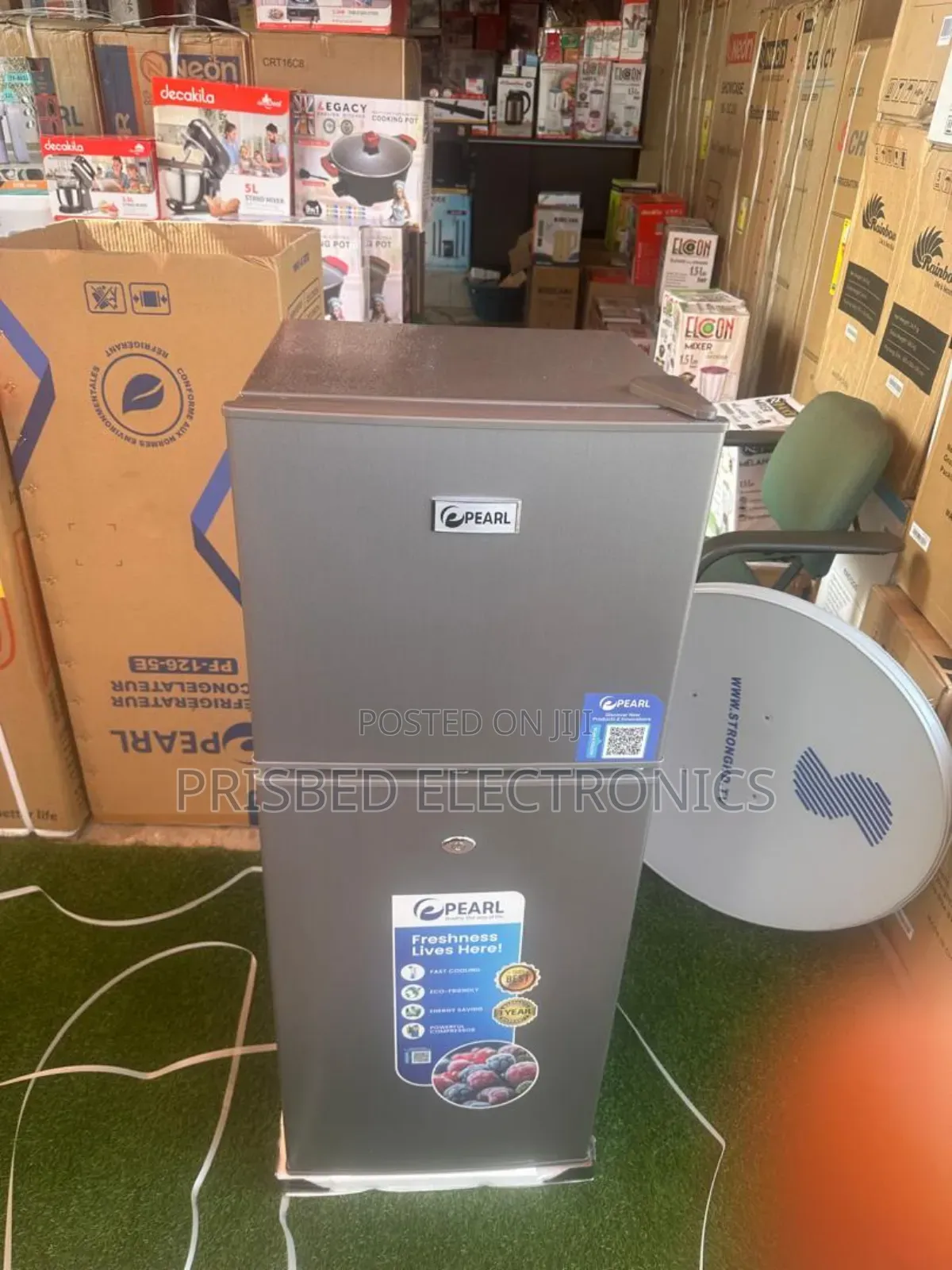 Pearl Double Door Fridge 85 Litres Top Freezer^^*