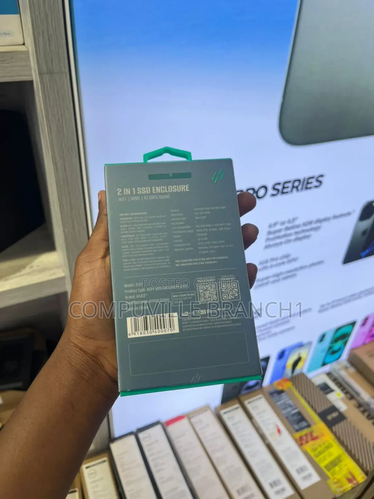 Heatz 2 in 1 SSD Enclosure