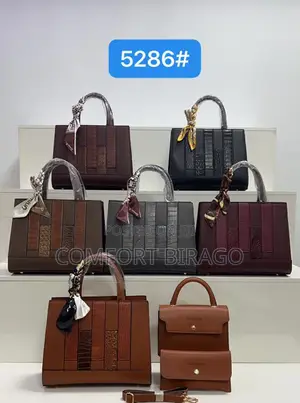 Quality Ladies 3 in 1 Leather Handbags Available