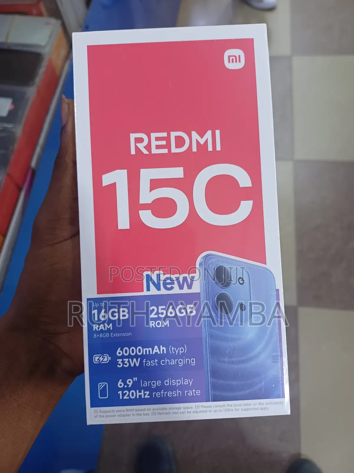 New Xiaomi Redmi 15C 4G 256 GB Black