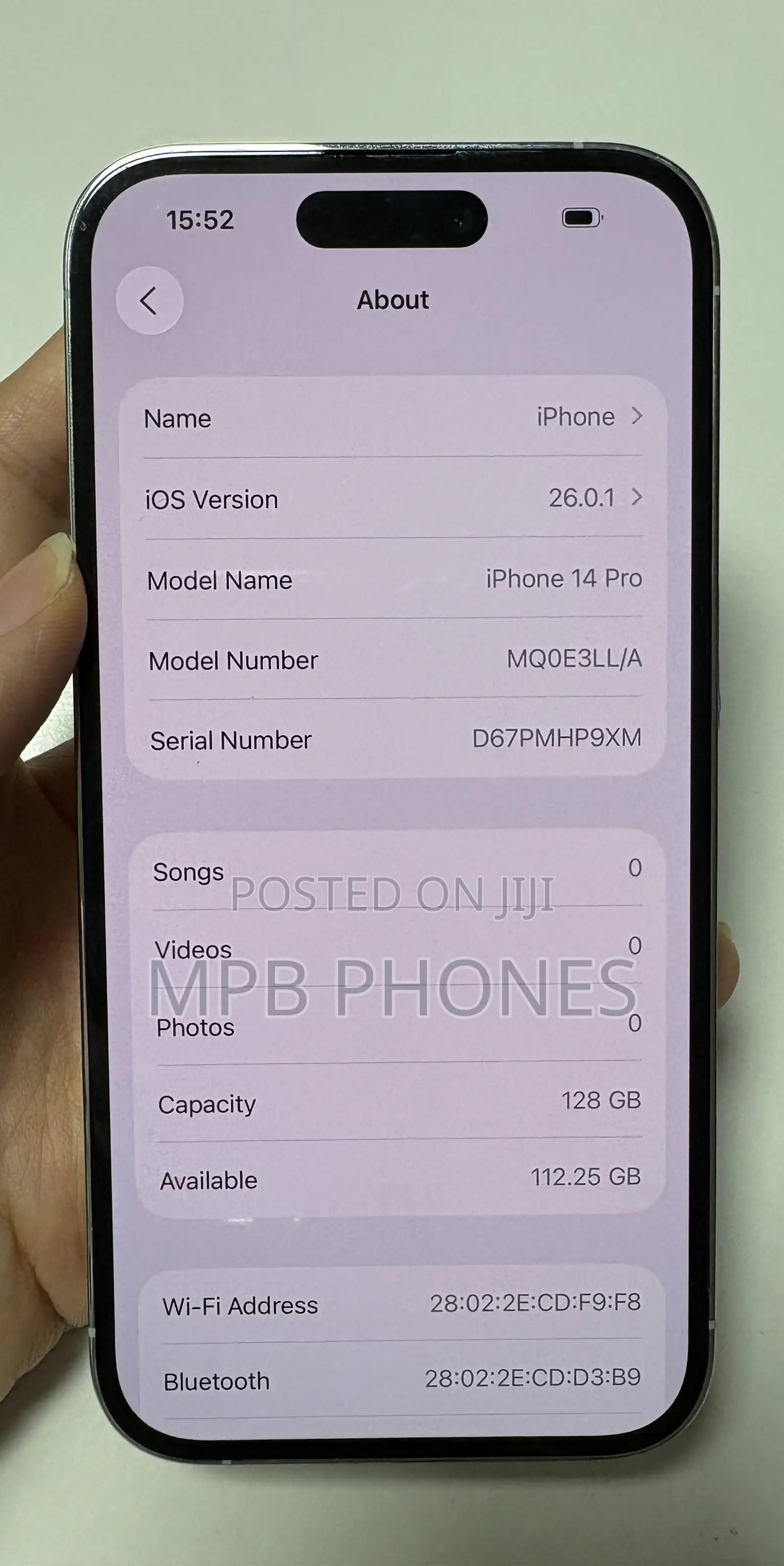 Apple iPhone 14 Pro 128 GB White