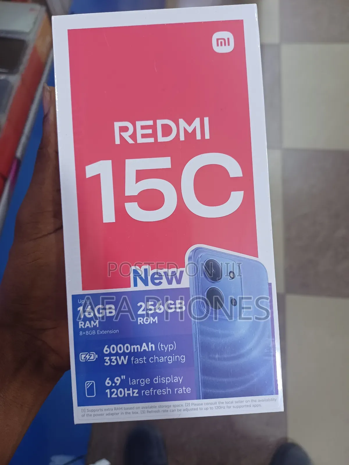 New Xiaomi Redmi 15C 4G 256 GB Blue
