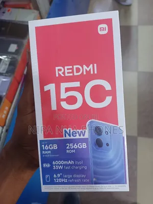 New Xiaomi Redmi 15C 4G 256 GB Black