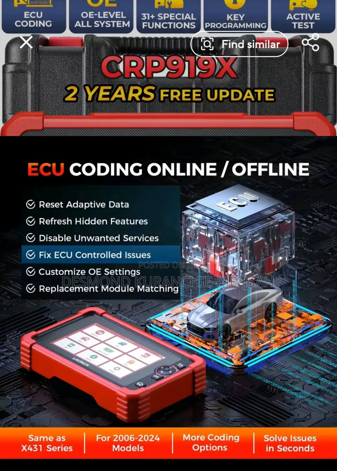 Launch Crp123x Diagnostic Machines