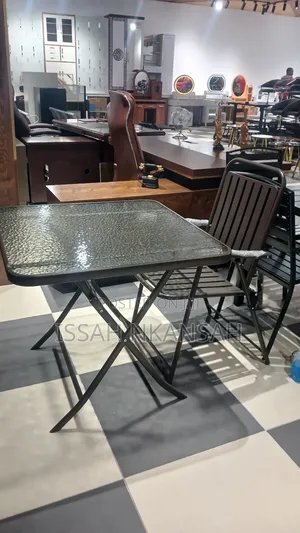 Glass Table and Chair