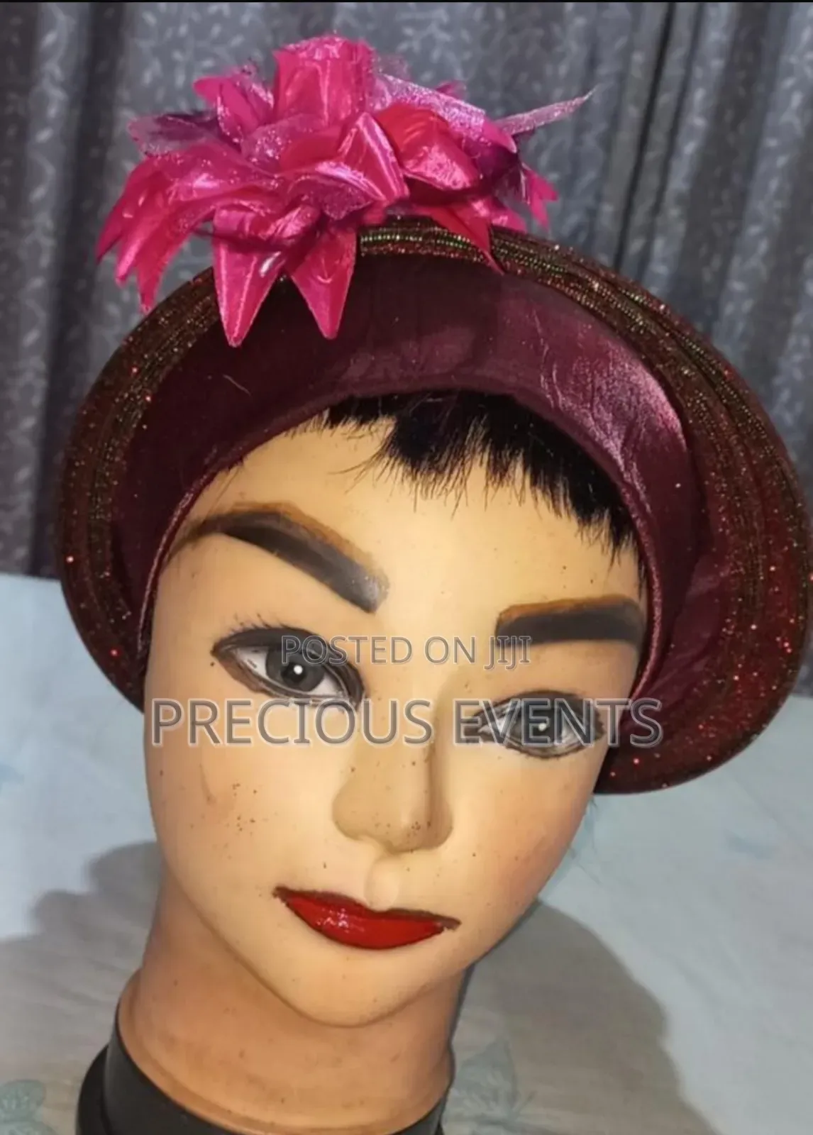 Treading Barret Turban With Beads