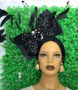 Lilac, ,Green, and Black Turbans.