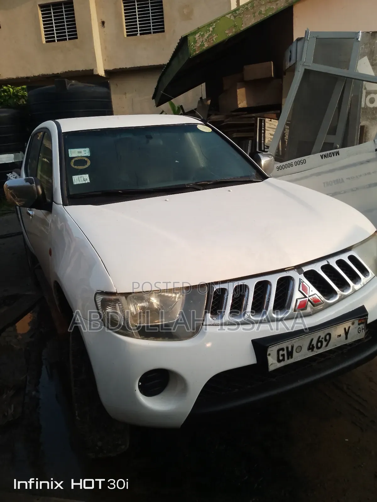 Mitsubishi L200 Club Cab 2.5 136hp 4WD 2007 White