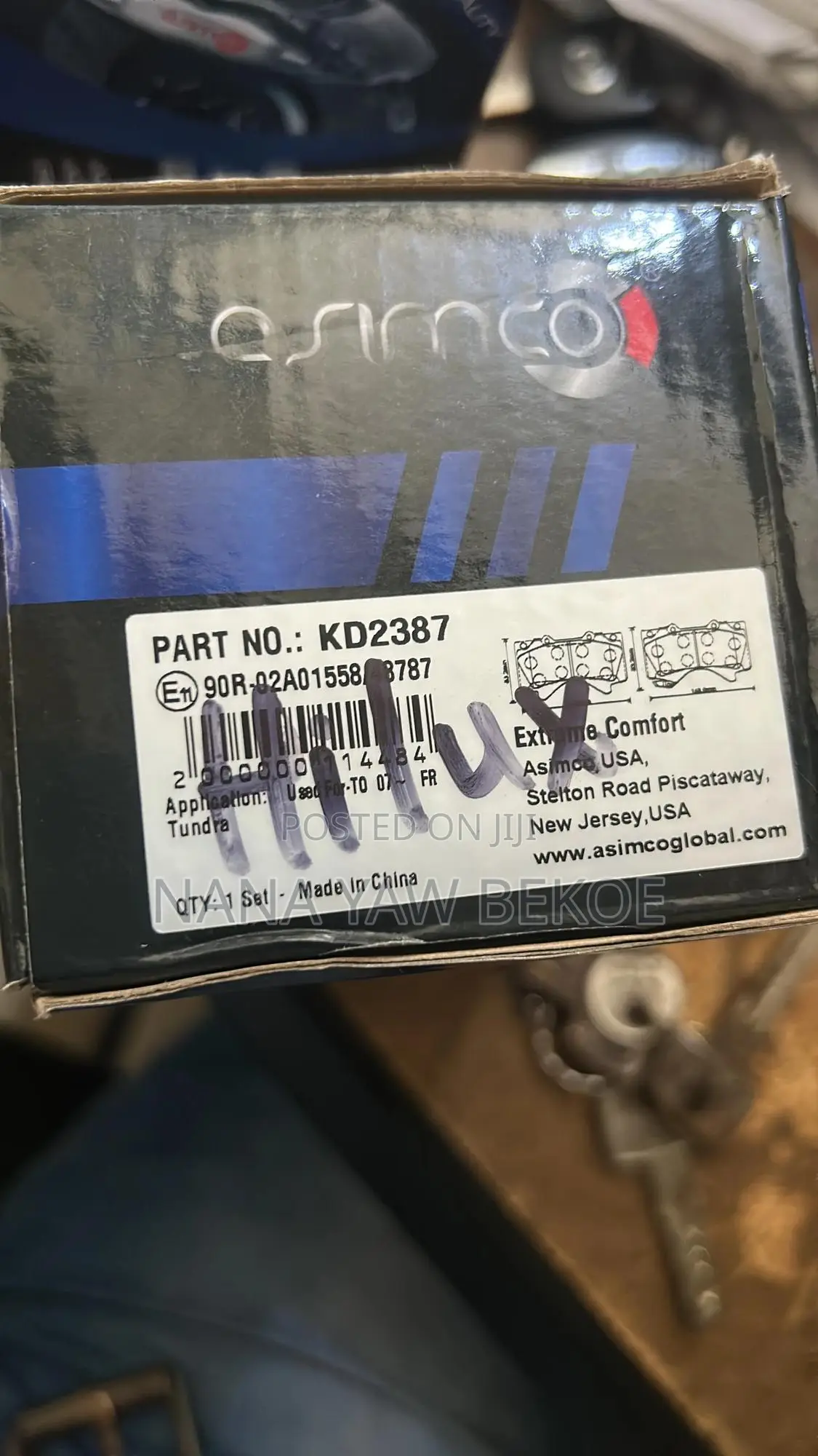 Original Asimco Brake Pads for All Cars
