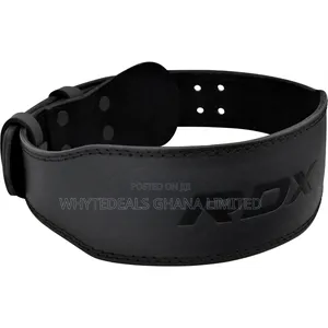 Rdx 4" Weightlifting Gym Belt| Comfort| 100% Authentic Leather From Uk