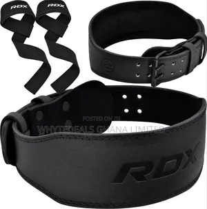Rdx 4" Weightlifting Gym Belt| Comfort| 100% Authentic Leather From Uk