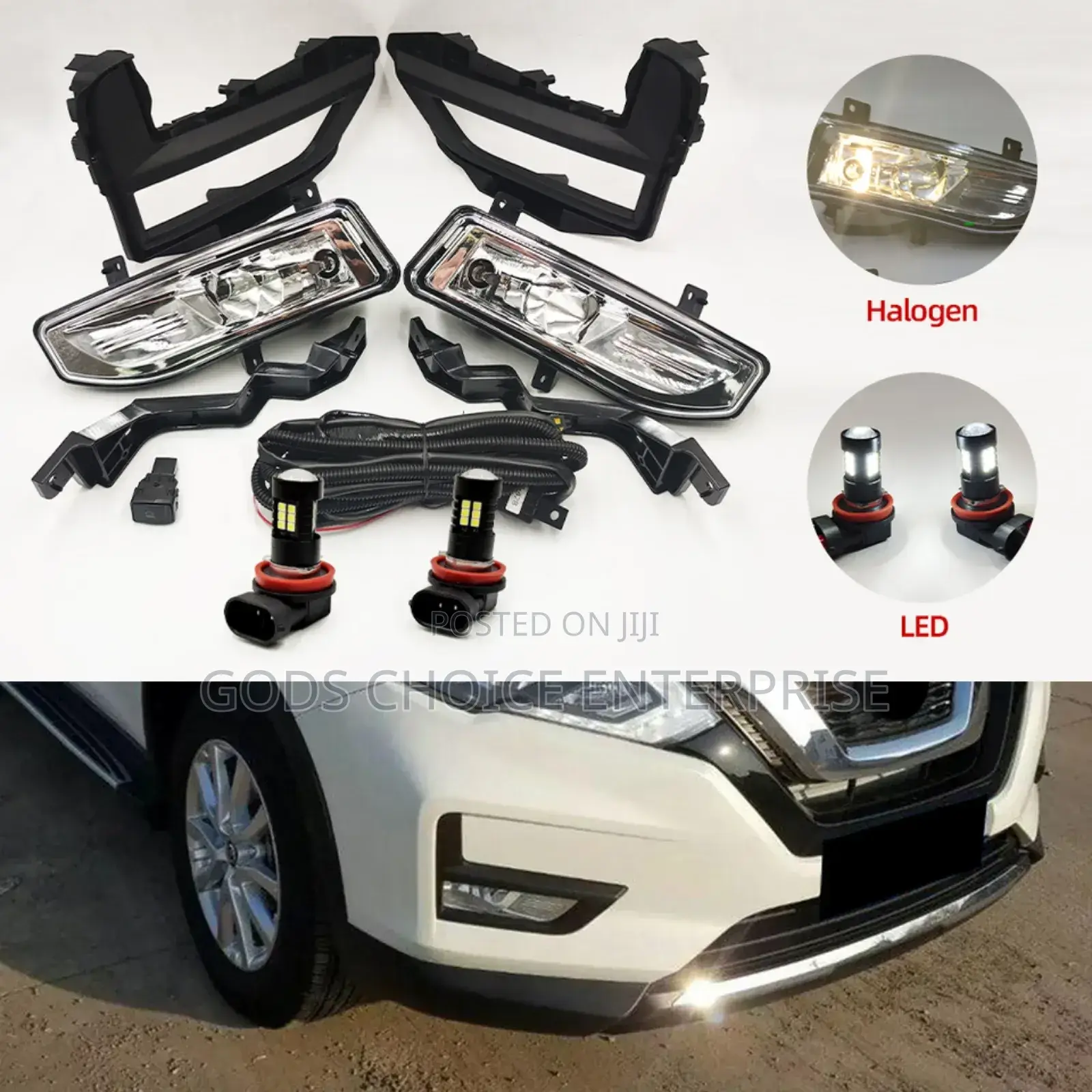 Complete Set Foglight and Cover X-Trail/Rouge 2017-2019