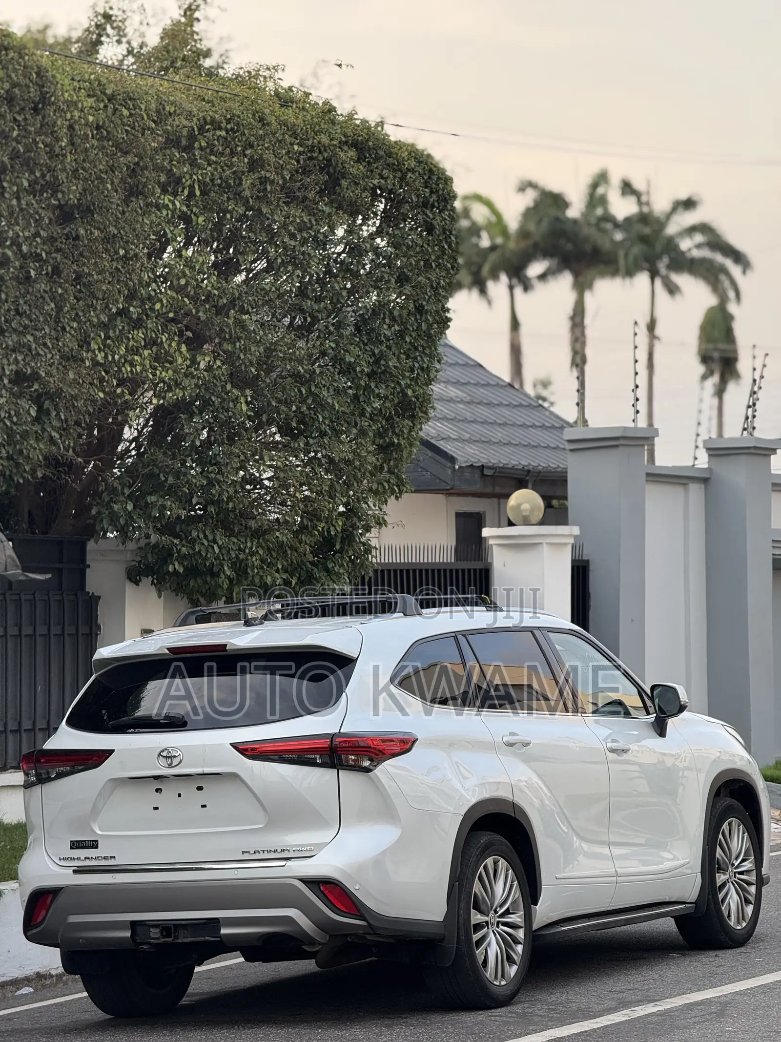 Toyota Highlander Platinum 2022 White