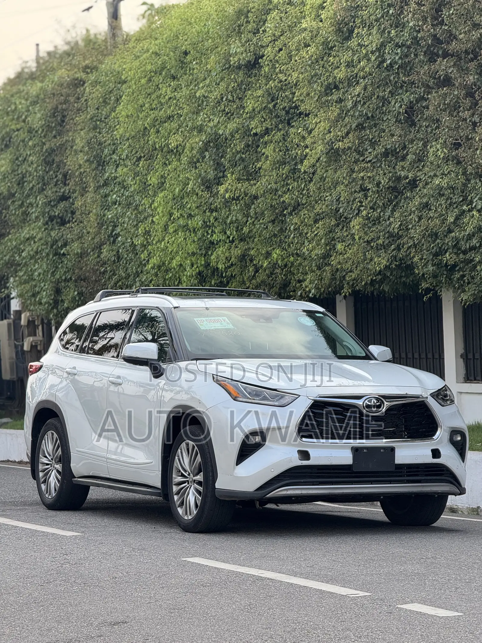 Toyota Highlander Platinum 2022 White