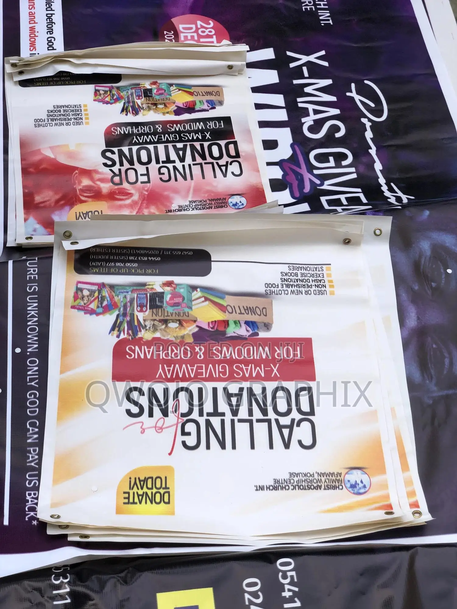 Banners, Sticker and Flyer Designs and Prints