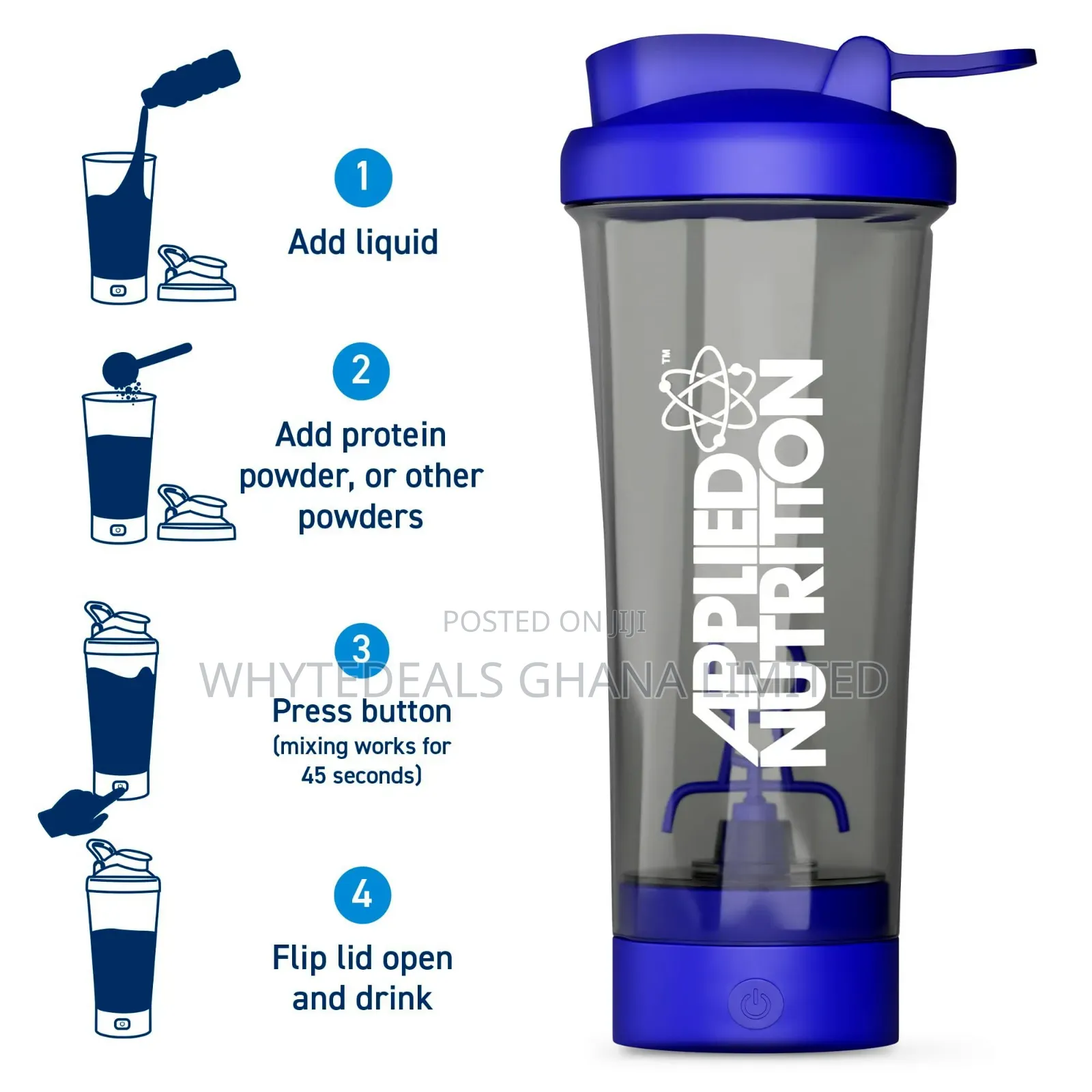 Applied Nutrition Tornado Electric Blender| Gym Shaker| Auto-mixing