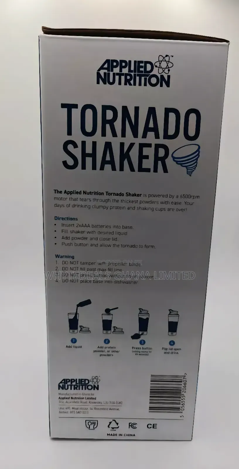 Applied Nutrition Tornado Electric Blender| Gym Shaker| Auto-mixing