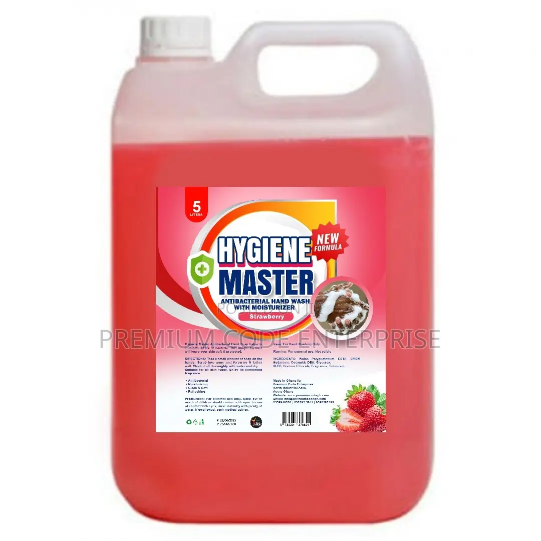 Antibacterial Hand Wash, Strawberry 5 Ltrs