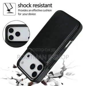 iPhone 17 Pro and Pro Max Genuine Leather iPhone Case With Card Slots