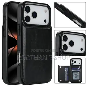 iPhone 17 Pro and Pro Max Genuine Leather iPhone Case With Card Slots