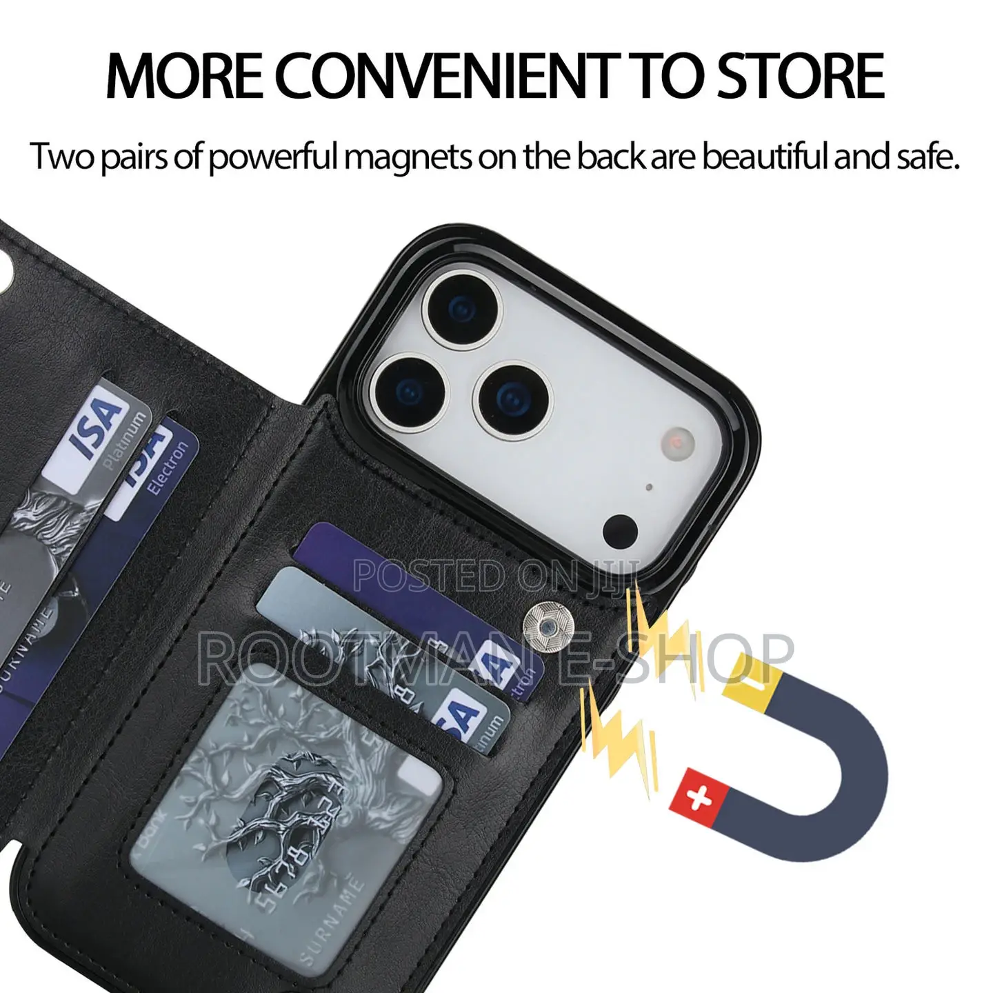 iPhone 17 Pro and Pro Max Genuine Leather iPhone Case With Card Slots